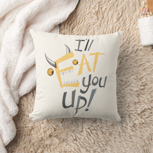 I'll Eat You Up Graphic Cushion (Blanket)
