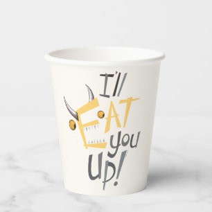 I'll Eat You Up Graphic Paper Cups