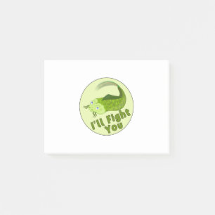 I'll Fight You Funny Fishing Post-it Notes