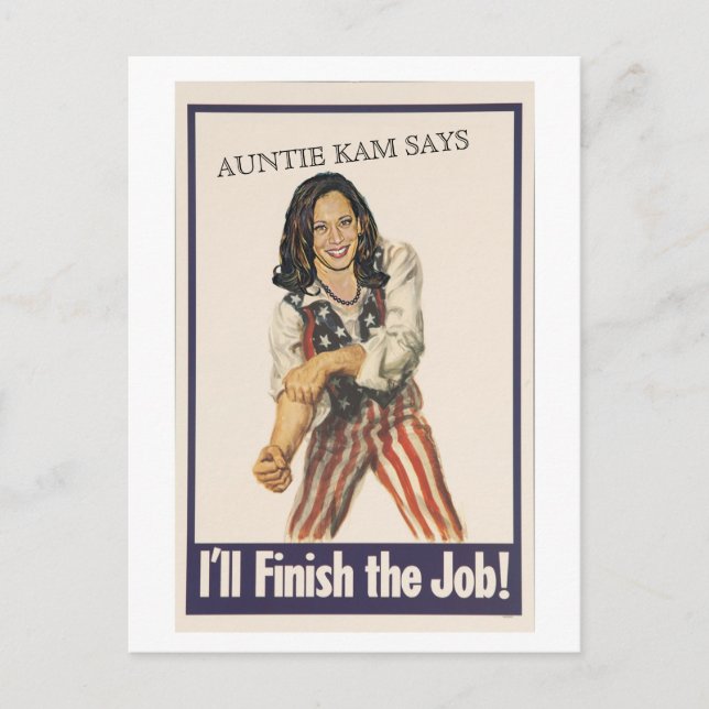 I'll Finish The Job! Postcard (Front)