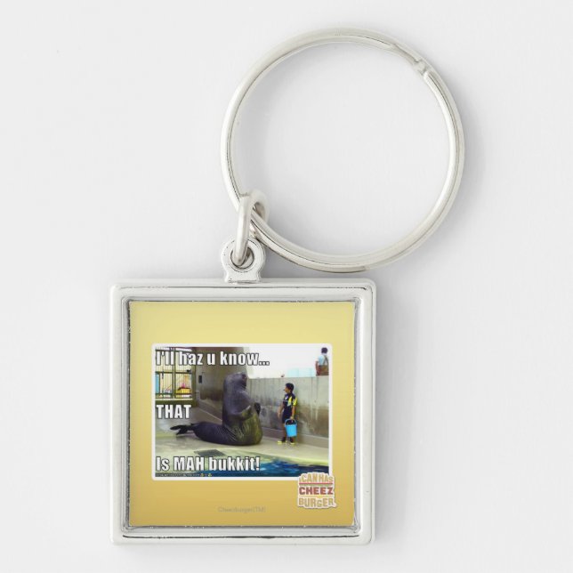 I'll haz u know key ring (Front)