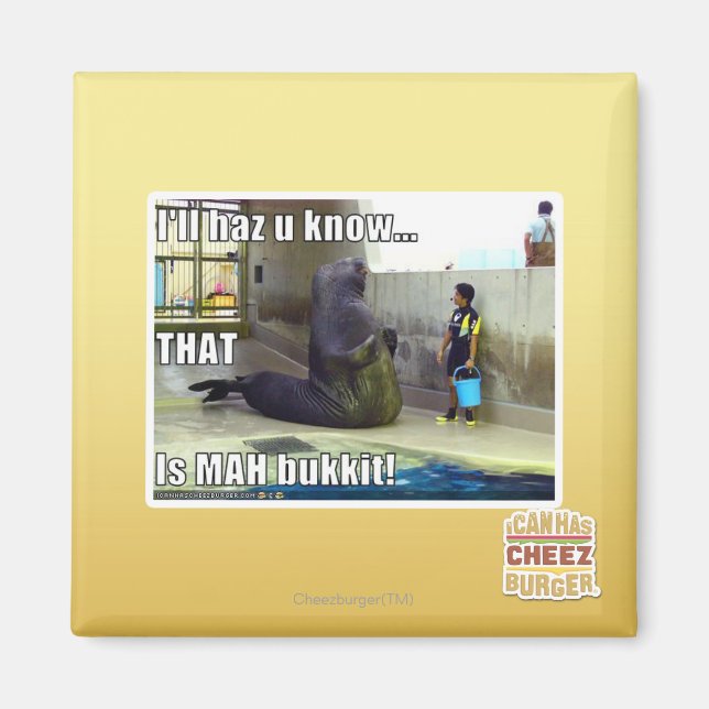 I'll haz u know magnet (Front)