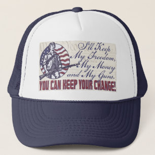I'll Keep My Guns, Freedom Money 2nd Amendment Trucker Hat
