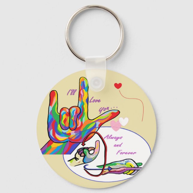 I'll Love You Always and Forever Key Ring (Front)