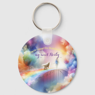 I'll meet you at the Rainbow Bridge Key Ring