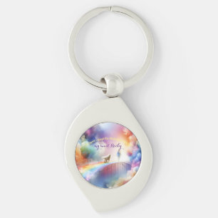 I'll meet you at the Rainbow Bridge Key Ring