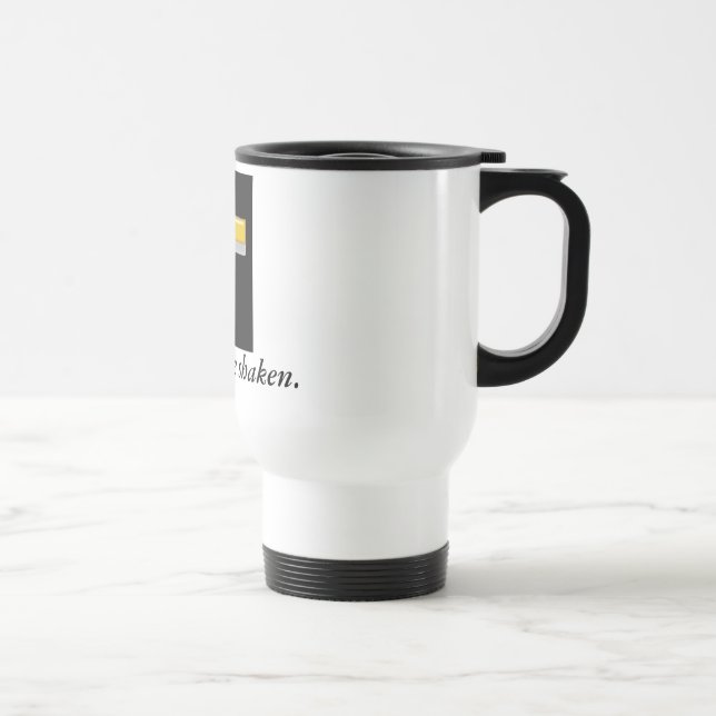 I'll never be shaken/ Cross Travel Mug (Right)