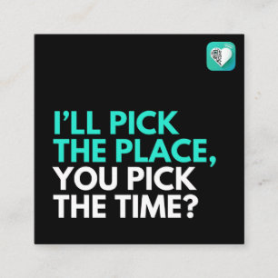 I'll pick, You pick? Square Business Card