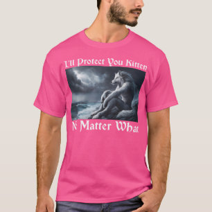 I'Ll Protect You Kitten No Matter What Alpha Wolf  T-Shirt