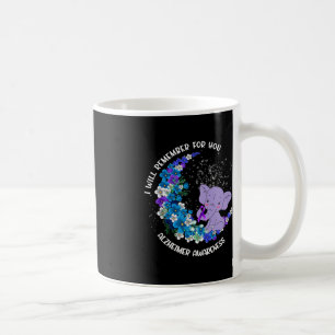 I'll remember for you Alzheimer Awareness Elephant Coffee Mug