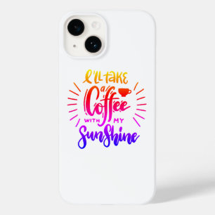 I'll take a coffee with my sunshine Case-Mate iPhone 14 case