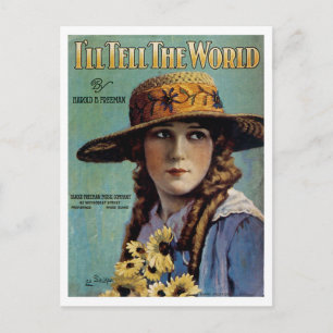 I'll Tell The World Postcard