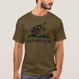 Ill Tread Wherever I Want Funny Cat Tapestry T-Shirt