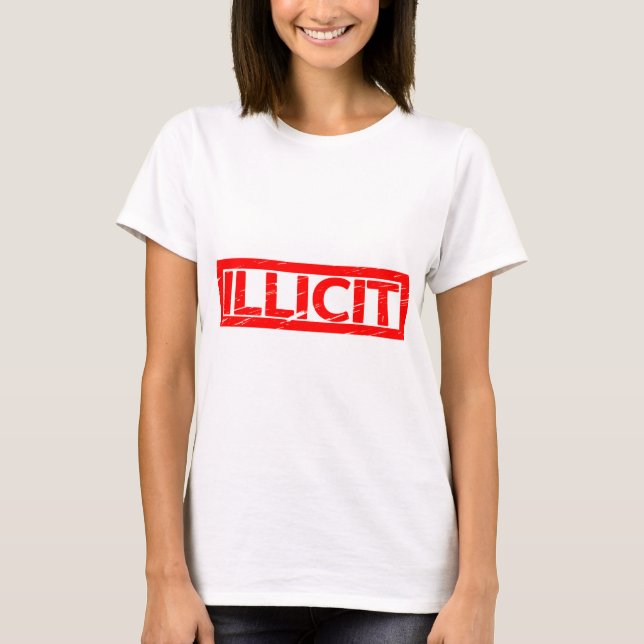 Illicit Stamp T-Shirt (Front)