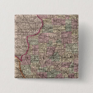 Illinois 10 15 cm square badge