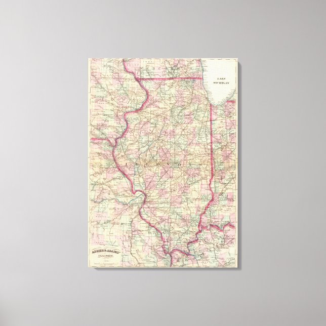 Illinois 6 canvas print (Front)