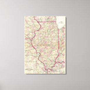 Illinois 6 canvas print