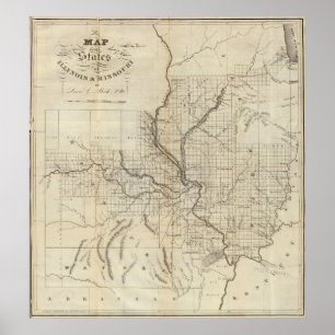 Illinois and Missouri 2 Poster