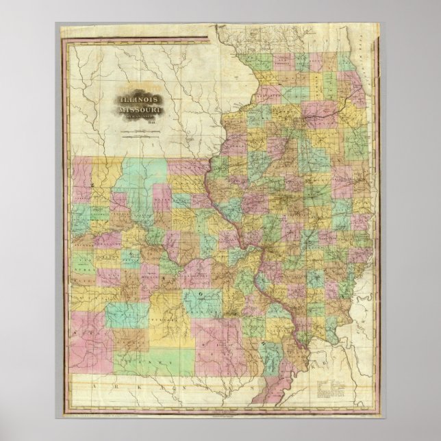 Illinois And Missouri Poster (Front)