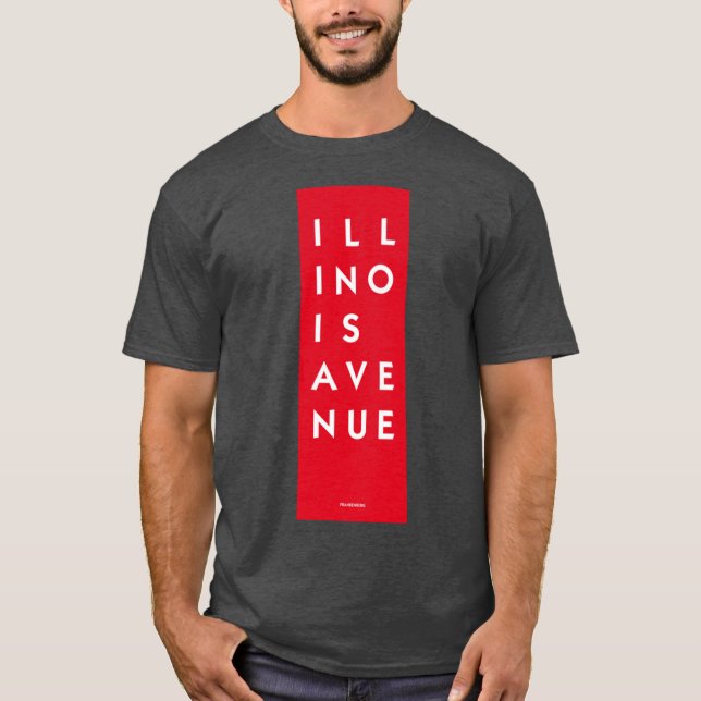 Illinois Avenue T-Shirt (Front)