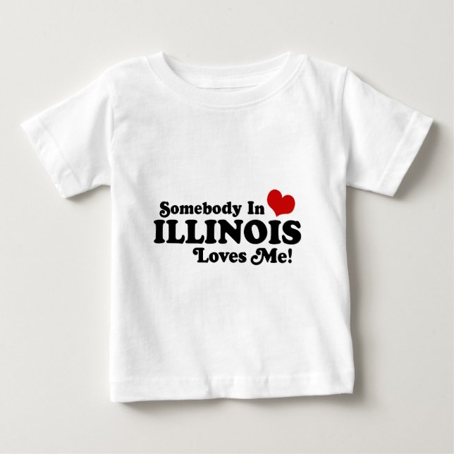 ILLINOIS BABY T-Shirt (Front)