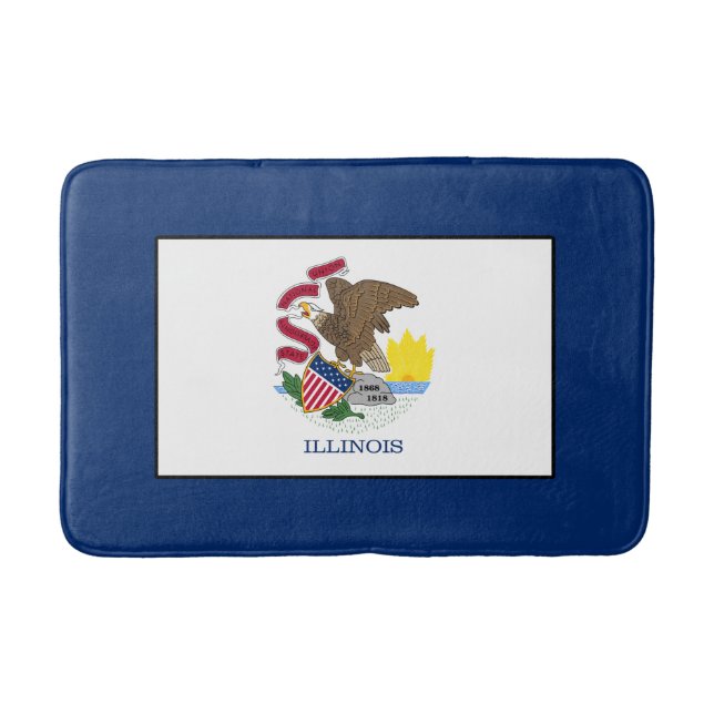 Illinois Bath Mat (Front)