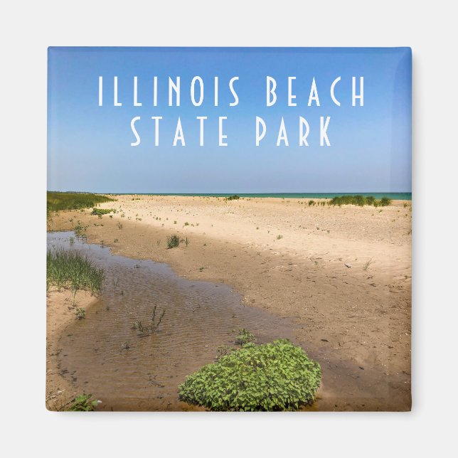 Illinois Beach State Park Magnet (Front)