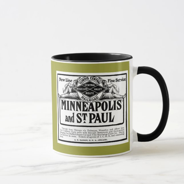 Illinois Central Railroad Mug (Right)