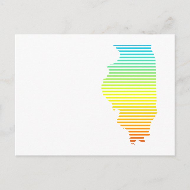 illinois chill fade postcard (Front)