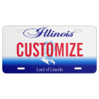 Illinois Custom License Plate