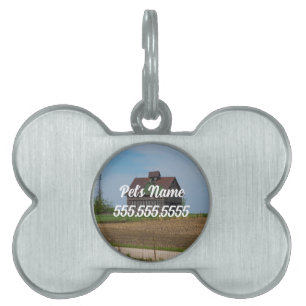 Illinois Farming Life Pet ID Tag