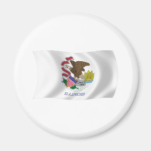 Illinois Flag Magnet