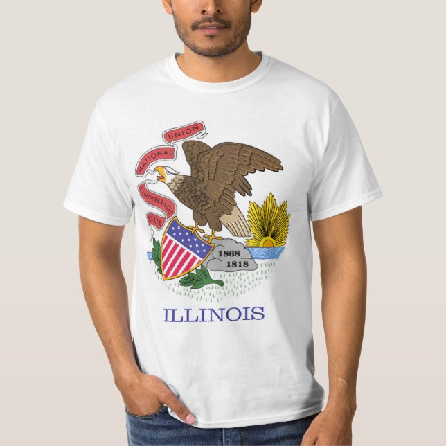 Illinois Flag T-Shirt (Front)