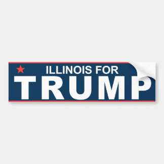 Illinois for Trump 2016 Bumper Sticker