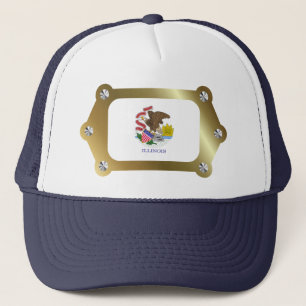 Illinois framed Flag Hat