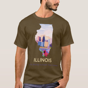 ILLINOIS From City Skylines to SmallTown Charms TS T-Shirt
