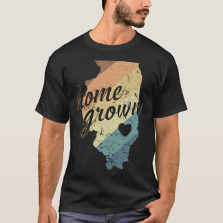 Illinois Home grown USA America T-Shirt