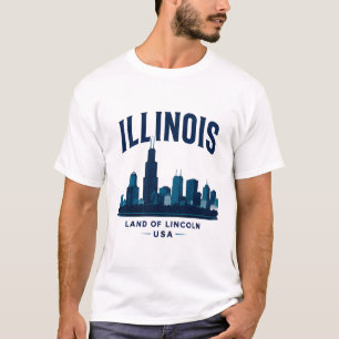 Illinois Iconic Landmarks T-Shirt