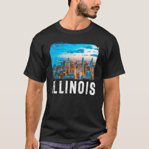 Illinois  Illinois Touris  Illinois Vacation T-Shirt