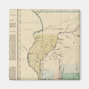 Illinois in 1822 magnet