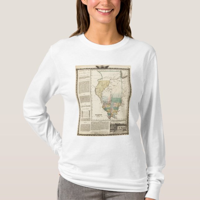 Illinois in 1822 T-Shirt (Front)