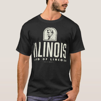 Illinois Land of Lincoln Tan T-Shirt