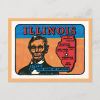 Illinois Lincoln President Vintage State 