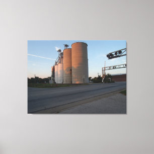 Illinois living canvas print