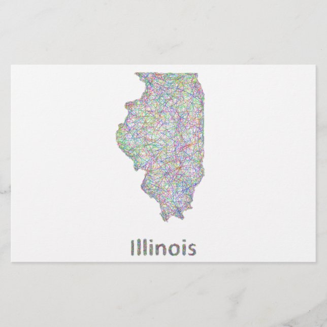 Illinois map (Front)