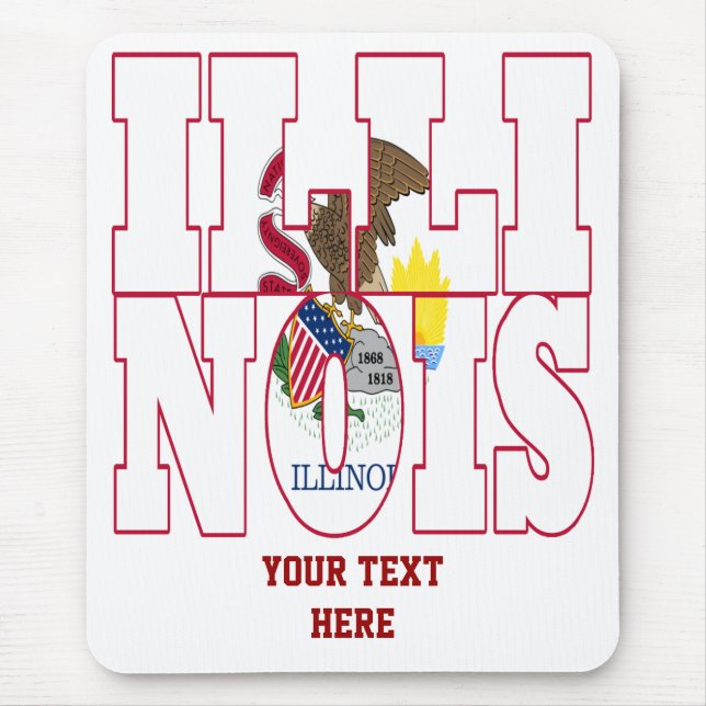 Illinois Mouse Pad (Front)