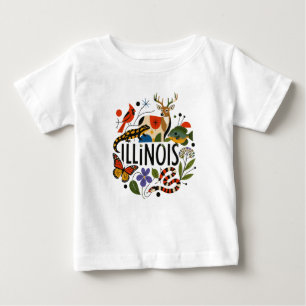 Illinois Nature and Wildlife Celebration Baby T-Shirt