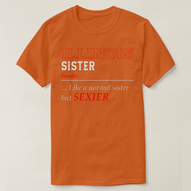 Illinois Normal Sister T-Shirt (Design Front)