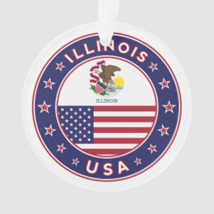 Illinois Ornament
