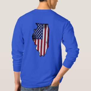 Illinois Patriot Long Sleeved T-shirt